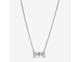 Sparkling Bow Necklace