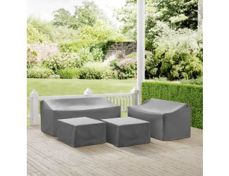4Pc Sectional Cover Set