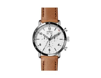 The Canfield Sport Leather Strap Watch - 45mm, Bourbon