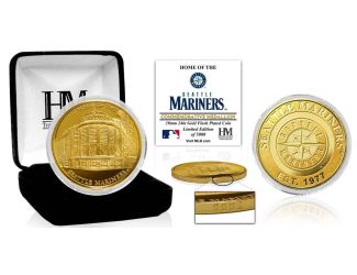 Seattle Mariners "Stadium" Gold Mint Coin