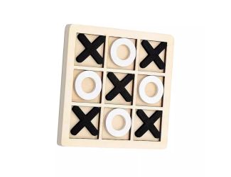 Wooden Classic Tic Tac Toe Game