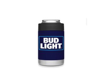 Bud Light Stainless-Steel Insulated Beverage holder - Blue