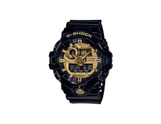 G-Shock Ana-Digi Black Resin Watch Black/Gold