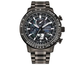 Men's Promaster Geo Trekker Eco-Drive Gray Stainless Steel Watch Earth Dial