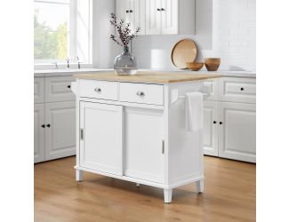 Cora Drop Leaf Kitchen Island