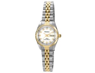 Women's Swarovski Crystal Accented Two-Tone Bracelet Watch