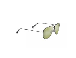 Hau'oli Polarized Sunglasses Dark Ruthenium Frame Maui HT Lens
