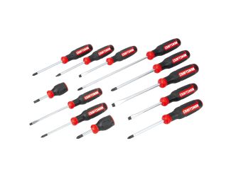 12pc Bi-Material  Assorted Screwdriver Set