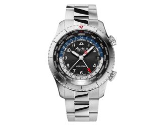 Men's Startimer Quartz Watch, Stainless Steel with Black Dial