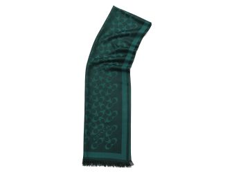 Bias Signature C Oblong Scarf - Dark Teal