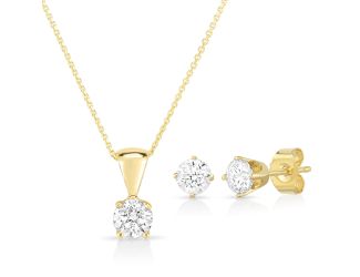 Diamond Earring & Necklace set