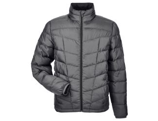 Mens Pelmo Insulated Puffer Jacket-Polar/Black-LG