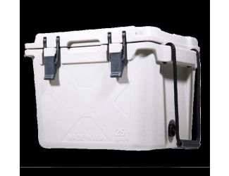 White 25 QT Bison Cooler