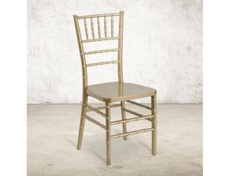Gold Resin Stacking Chiavari Chair - Hospitality and Event Seating
