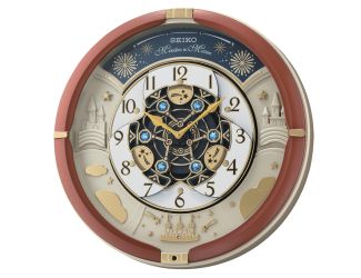 Castle Night Melodies In Motion Clock