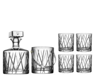 City Decanter  6 Pc Set