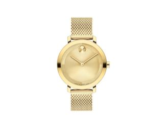 Ladies' Bold Evolution 2.0 Gold-Tone Stainless Steel Mesh Watch Gold Dial