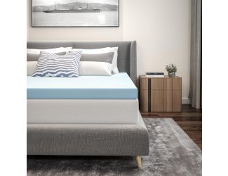 3" Cool Gel Infused Hypoallergenic Cooling Memory Foam Mattress Topper - Full