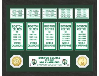 Boston Celtics "Banner" Bronze Coin Photo Mint