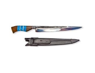 Treasure Luxor Stainless Steel 10-inch Knife in Blue