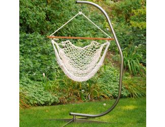 Hanging Cotton Rope Chair White