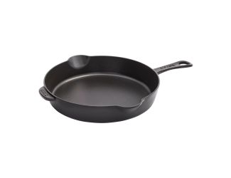 11" Traditional Cast Iron Skillet Matte Black
