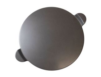 Old Stone Pizza Kitchen - 15-Inch Glazed Pizza Stone w/Handles - Grey