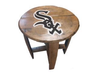 Chicago White Sox Oak Barrel Table