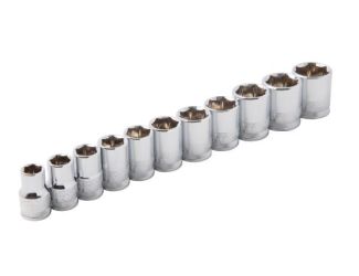 11-Piece 3/8" Drive 6-Point Metric Chrome Socket Set