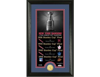 New York Rangers "Legacy" Supreme Bronze Coin Panoramic Photo Mint