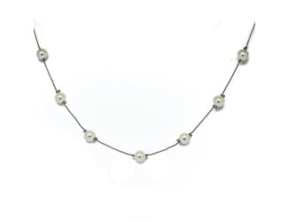 18" Simulated Pearl Fashion Necklace