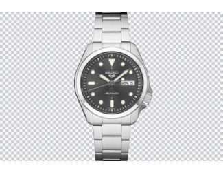Mens Seiko 5 Sports SS Gray Dial