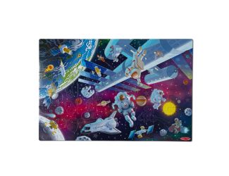 Outer Space Glow-in-the Dark Floor Puzzle Ages 3+ Years