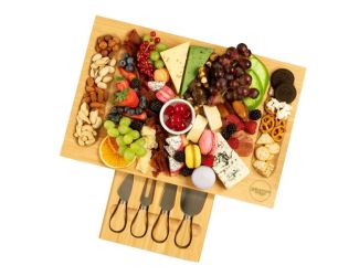 Bamboo Cheese Board Set