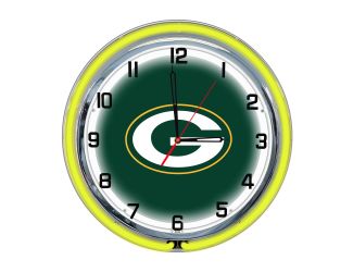 Green Bay Packers 18" Neon Clock