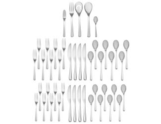 Aura 45 Pc Flatware Set