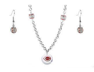 Baseball Set Reds Necklace Exclusive