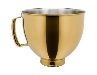 5-Quart Tilt-Head Metallic Finish Stainless Steel Bowl in Radiant Gold