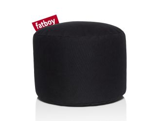 Point Stonewashed ottoman  - Black