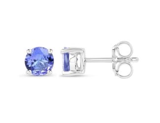 925 Sterling Silver Tanzanite Earrings