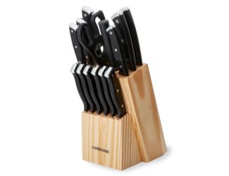 15pc Triple Riveted Knife Block Set
