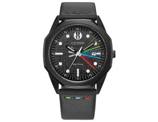 Men's Star Wars Classic Other Leather Strap watch, Black dial