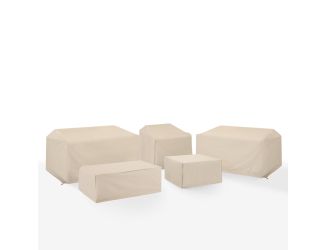 5Pc Outdoor Sectional Furniture Cover Set