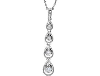 Sterling Silver Cubic Zirconia Necklace