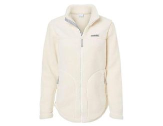 Womens West Bend Full Zip Fleece-Chalk Heather-LG