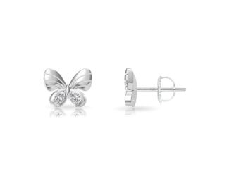 Sterling Silver Butterfly Earrings