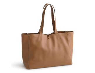 Hathaway Tote-Roasted Pecan-Leather