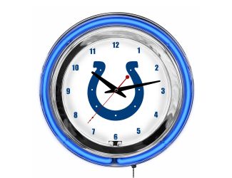 Indianapolis Colts 14" Neon Clock