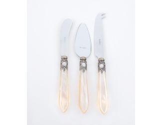 Oxford Antique 3 Piece Cheese Knives Set In Gift Box