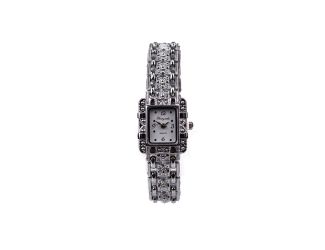 Women's Diamond Cut Stainless Steel Watch